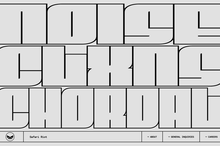 Safari Riot website preview